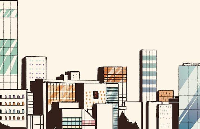 city buildings art